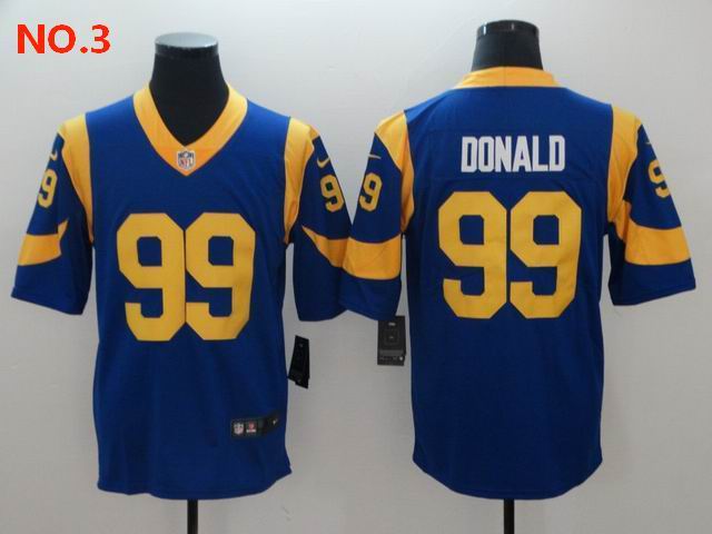 Men's Los Angeles Rams #99 Aaron Donald Jesey NO.3;